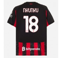 AC Milan Christopher Nkunku #18 Koszulka Podstawowa 2025-26 Krótki Rękaw